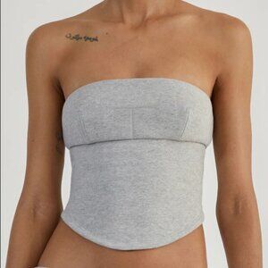 NWT Orseund Iris Le Sport Bustier in Heather Grey